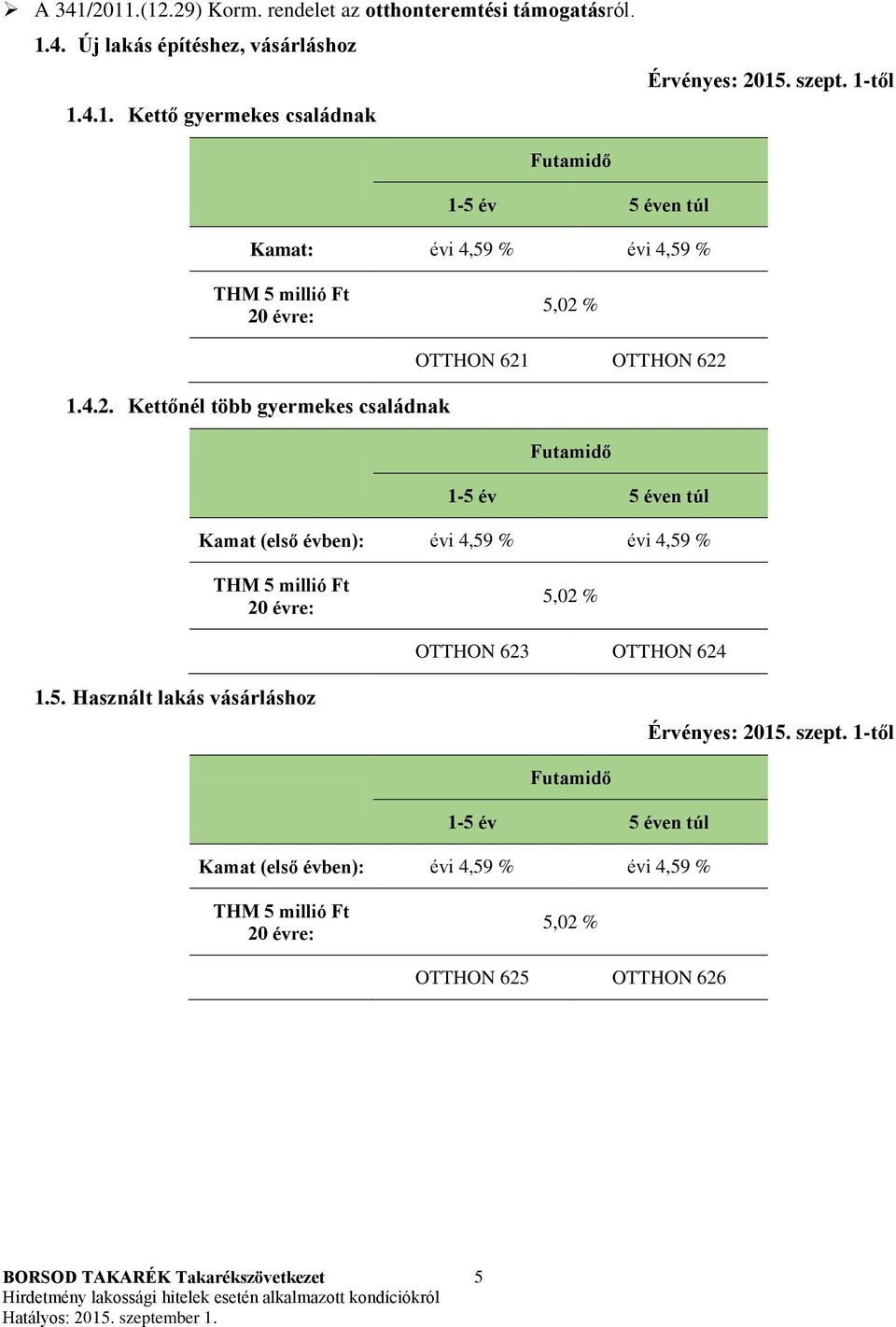 % OTTHON 621