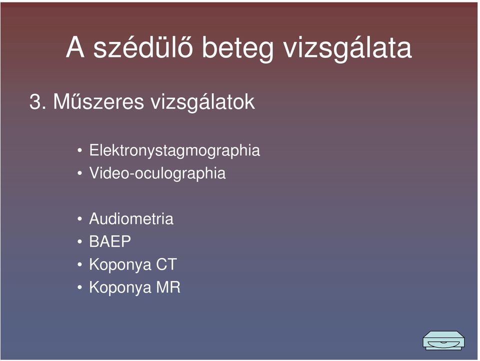 Elektronystagmographia