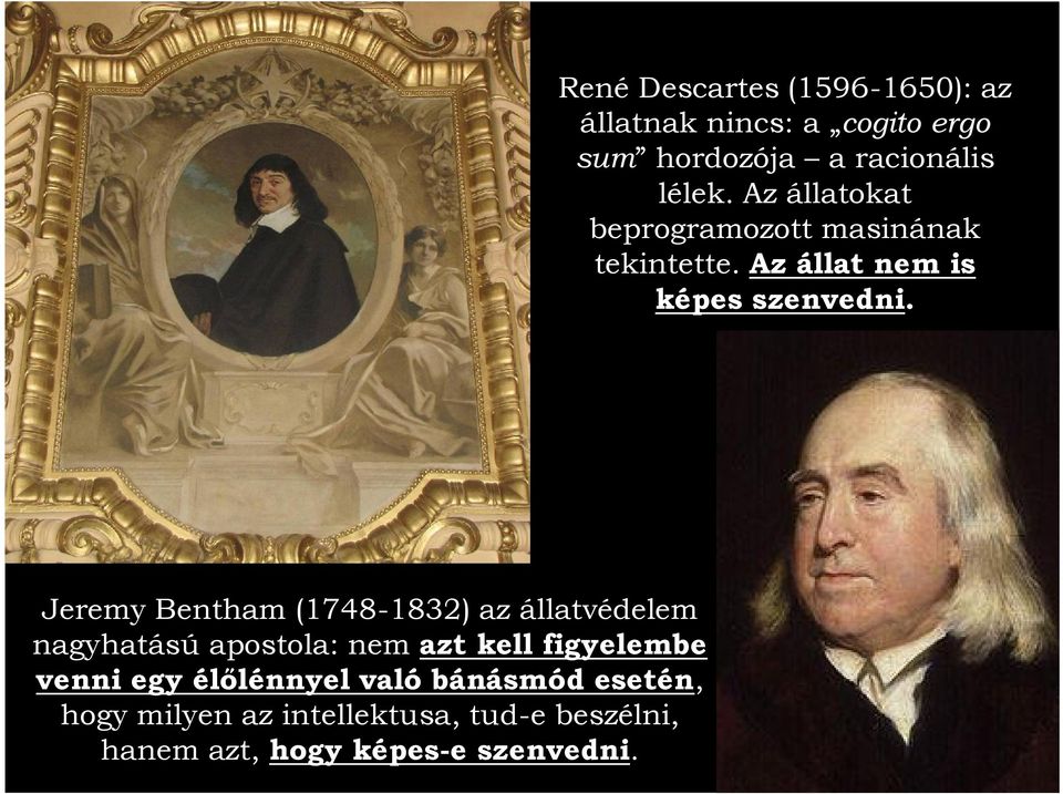 Jeremy Bentham (1748-1832) az állatvédelem nagyhatású apostola: nem azt kell figyelembe venni