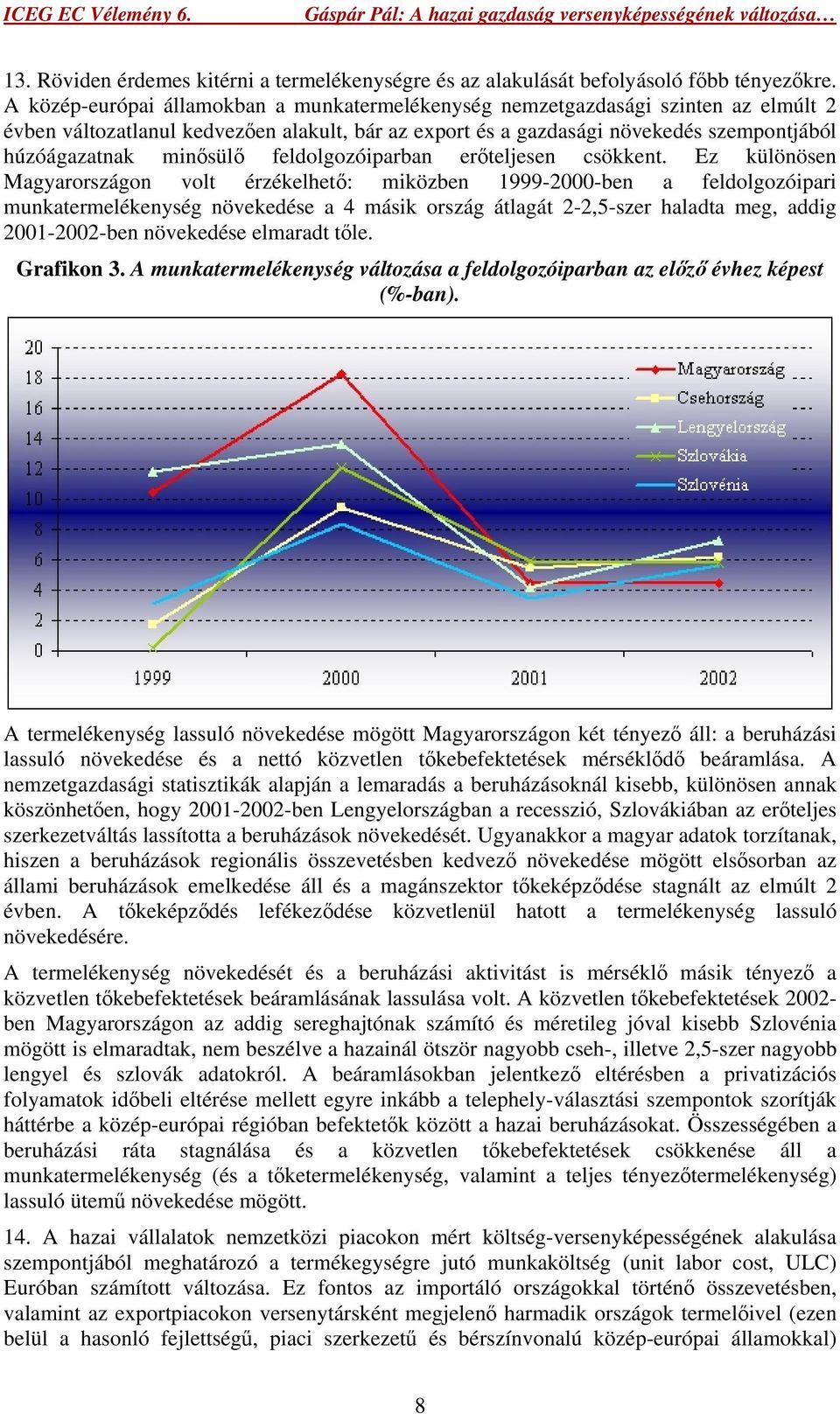 feldolgozóiparban erőteljesen csökkent.