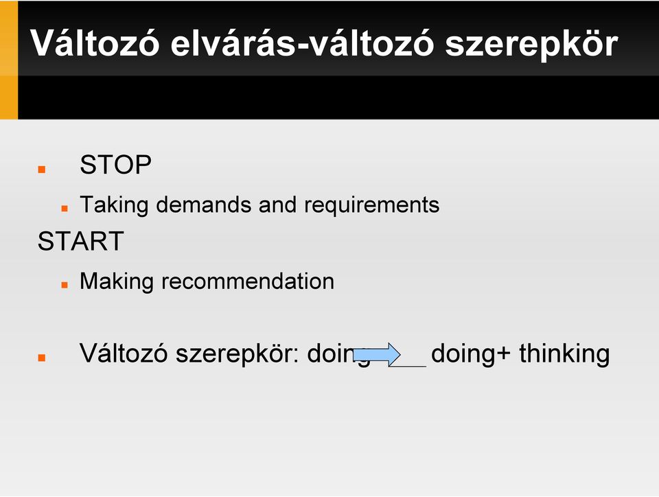 requirements START Making