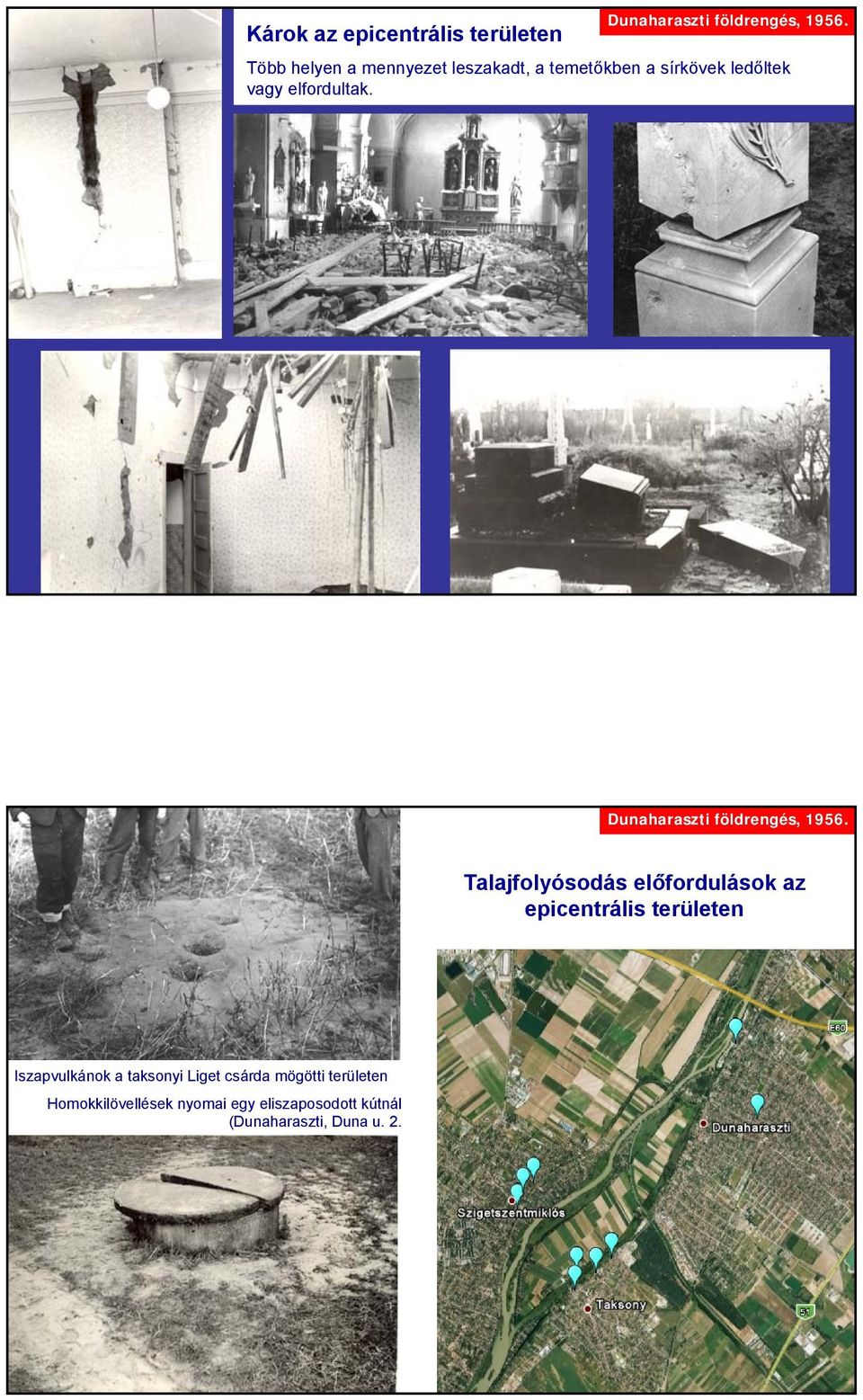 Dunaharaszti földrengés, 1956.