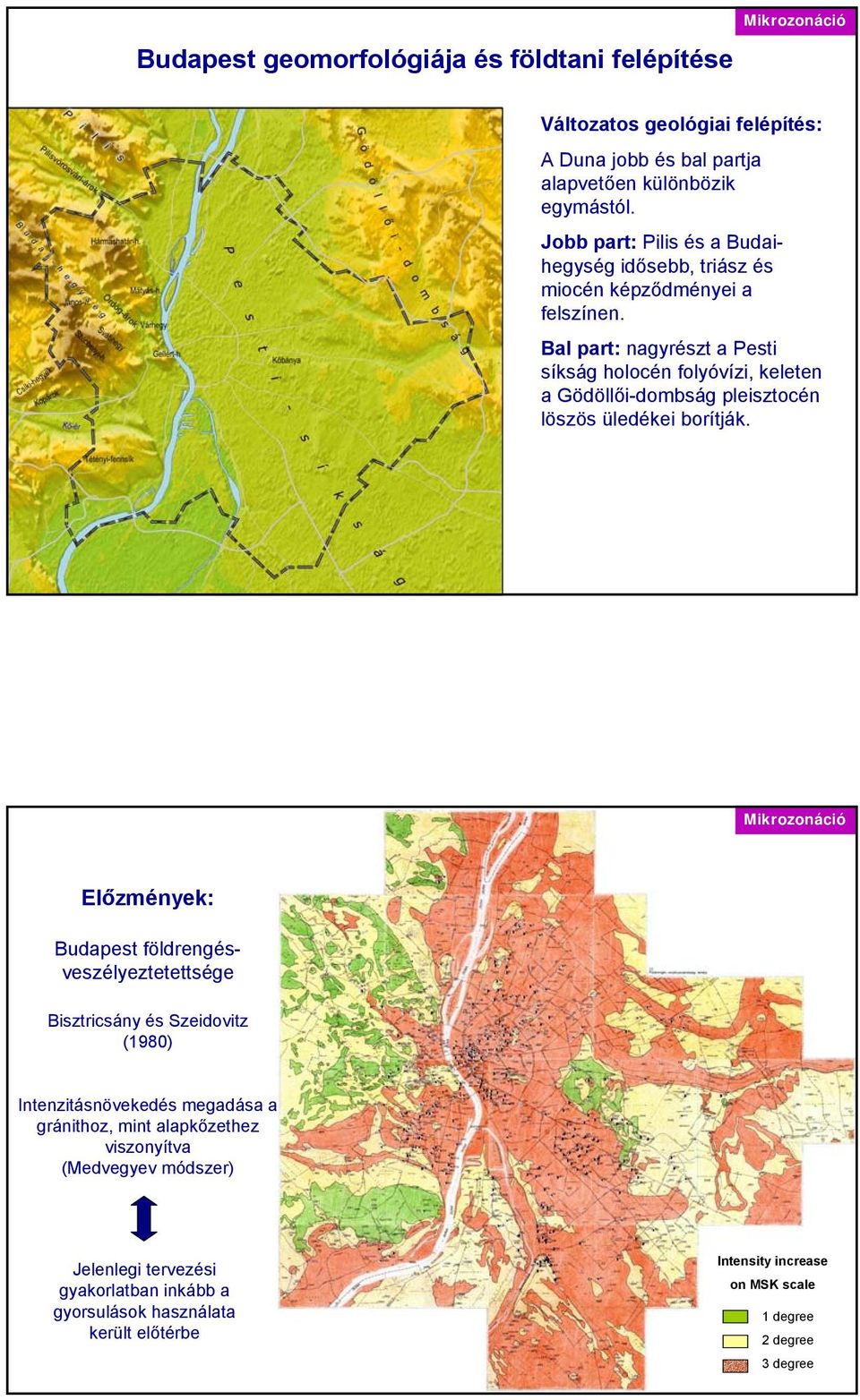 Bal part: nagyrészt a Pesti síkság holocén folyóvízi, keleten a Gödöllői-dombság pleisztocén löszös üledékei borítják.