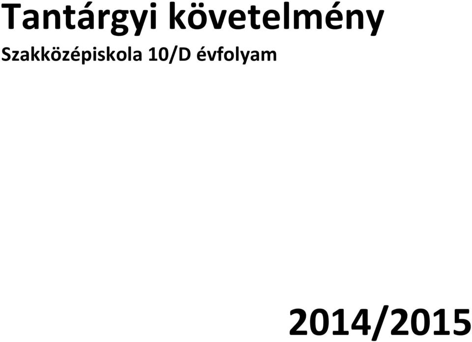 Szakközépiskola