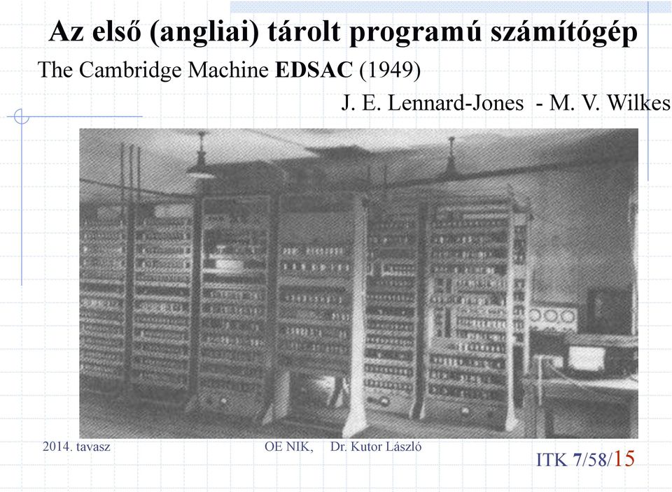 Cambridge Machine EDSAC (1949)
