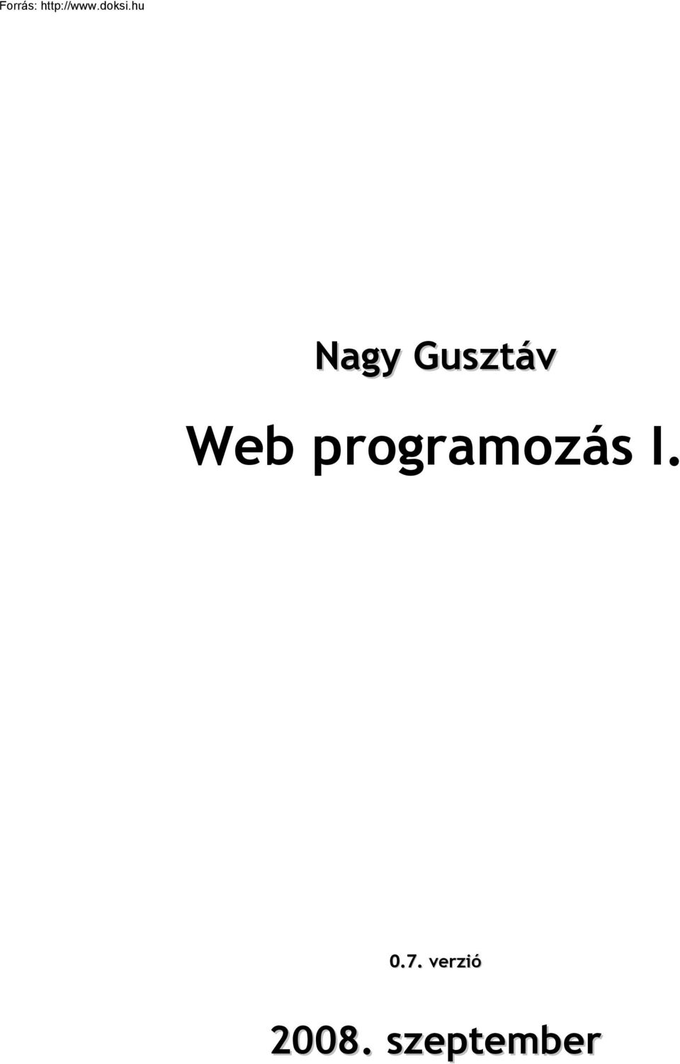 programozás I.