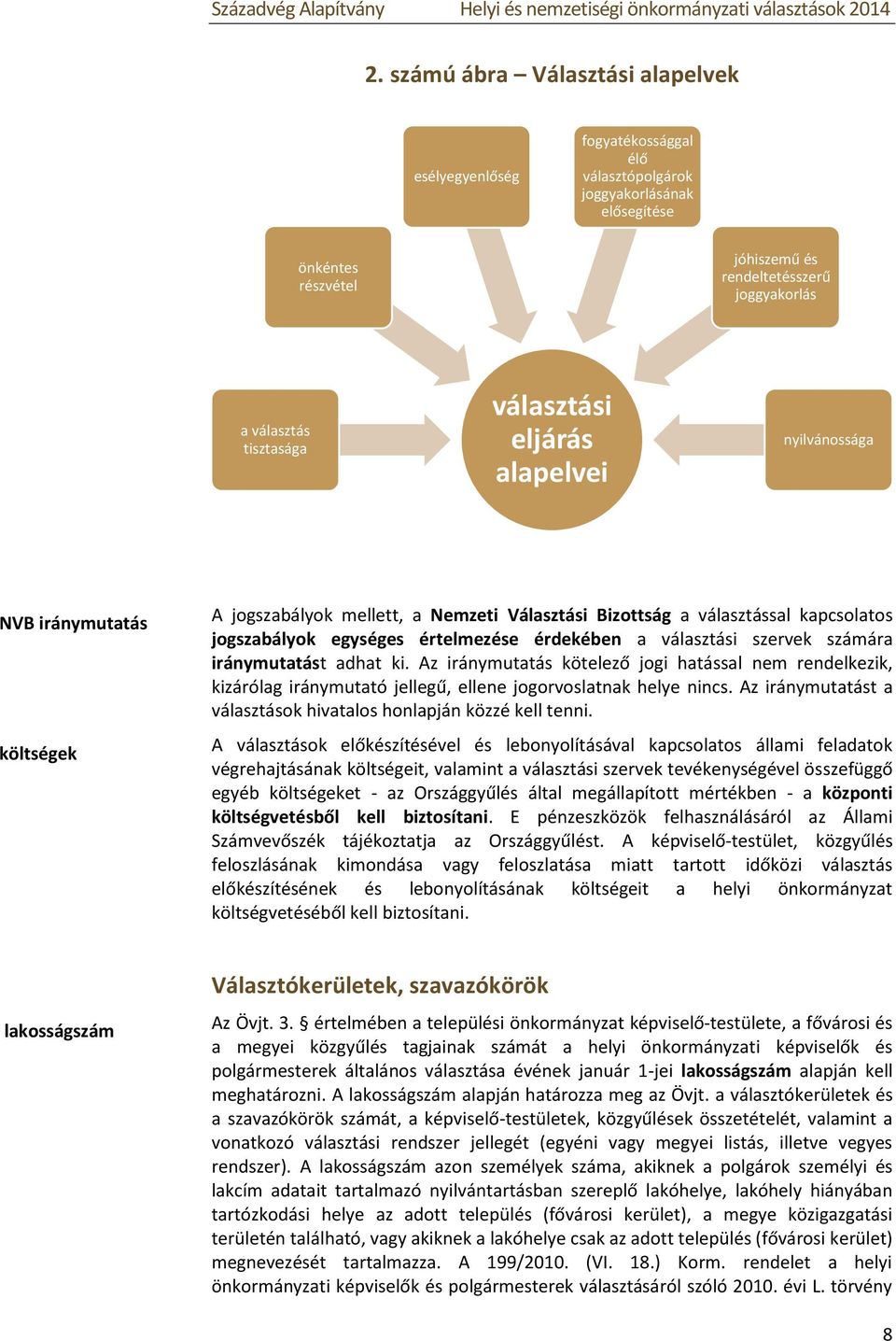 érdekében a választási szervek számára iránymutatást adhat ki. Az iránymutatás kötelező jogi hatással nem rendelkezik, kizárólag iránymutató jellegű, ellene jogorvoslatnak helye nincs.