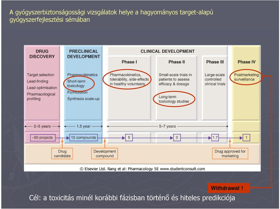 gyógyszerfejlesztési sémában Withdrawal!