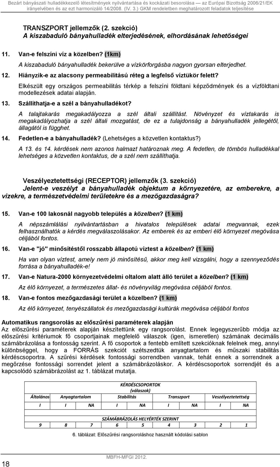 Elkészült egy országos permeabilitás térkép a felszíni földtani képződmények és a vízföldtani modellezések adatai alapján. 13. Szállíthatja-e a szél a bányahulladékot?