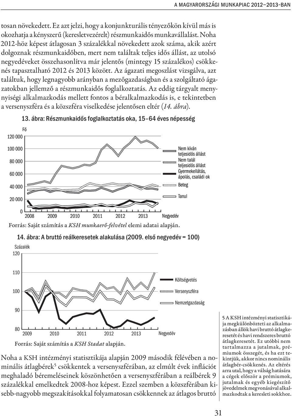 (mintegy 15 százalékos) csökkenés tapasztalható 2012 és 2013 között.