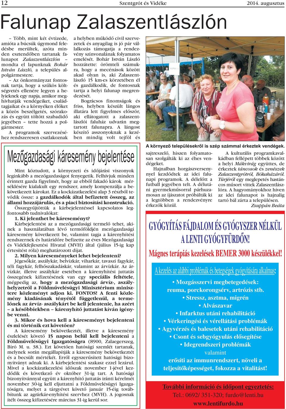 László, a település alpolgármestere.