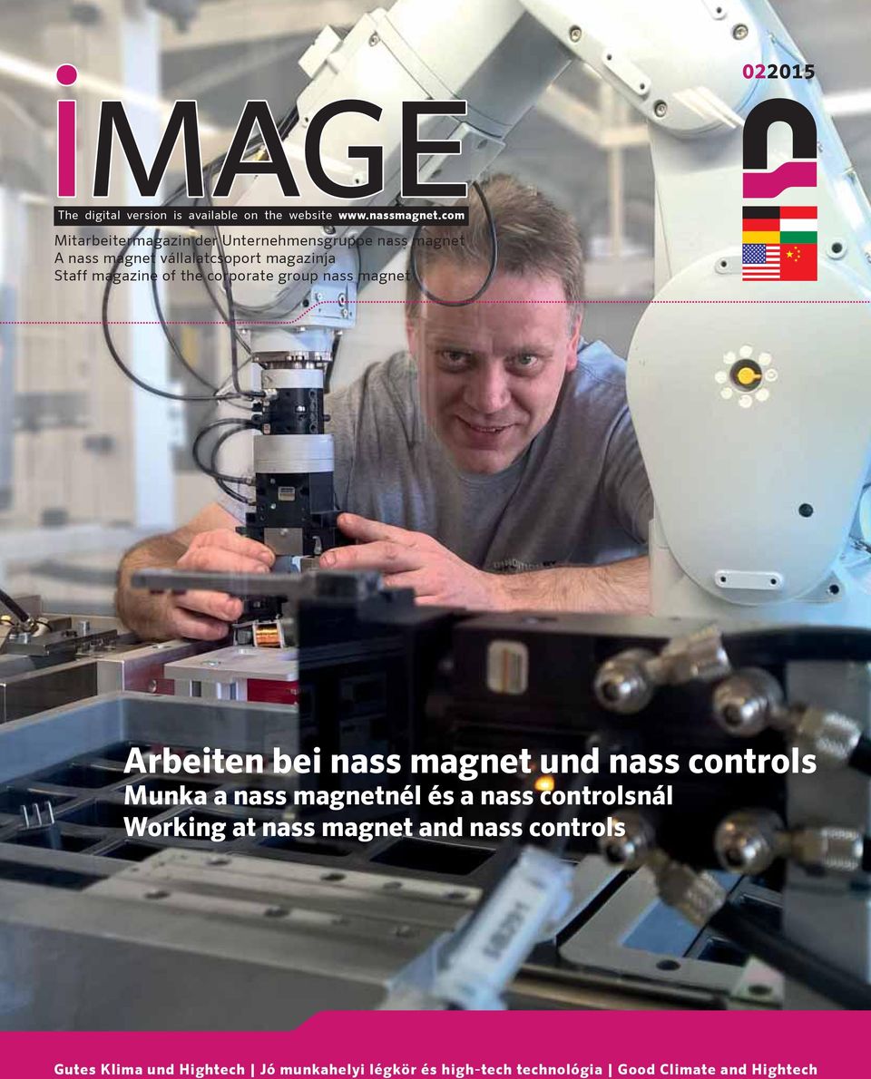 magazine of the corporate group nass magnet Arbeiten bei nass magnet und nass controls Munka a nass magnetnél