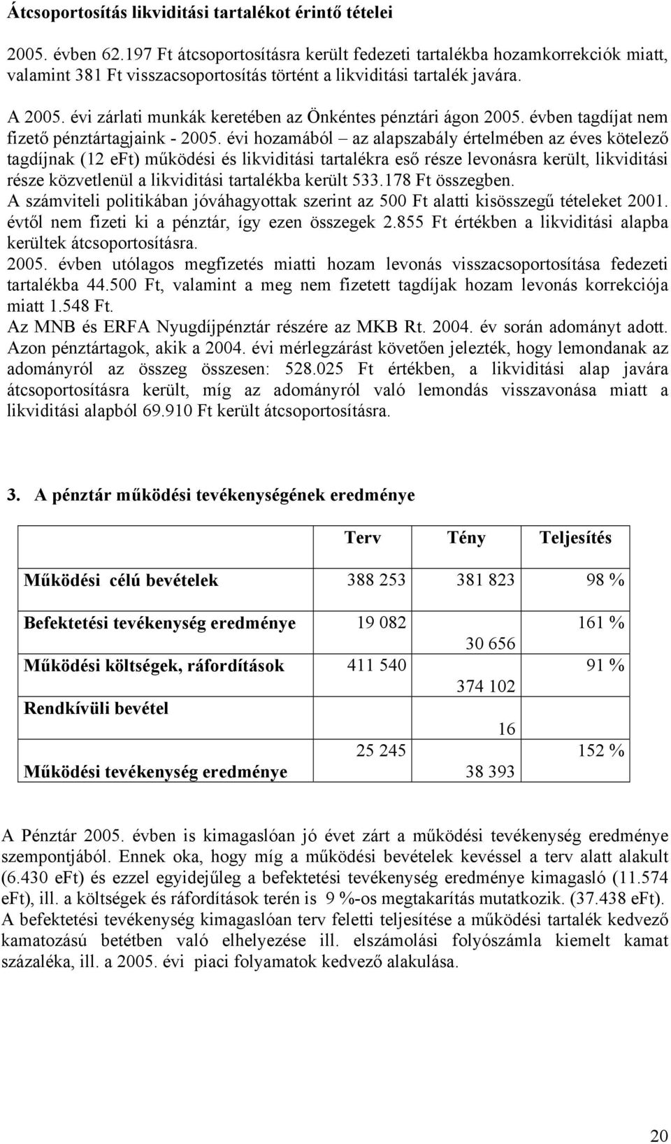 évi zárlati munkák keretében az Önkéntes pénztári ágon 25. évben tagdíjat nem fizető pénztártagjaink - 25.