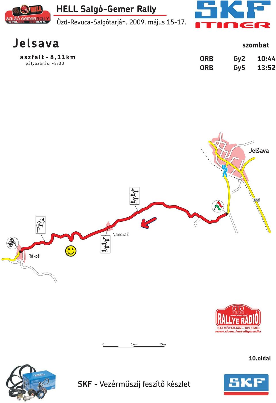 ORB Gy5 1352 : Jelšava 532 Nandra Rákoš 0 1km