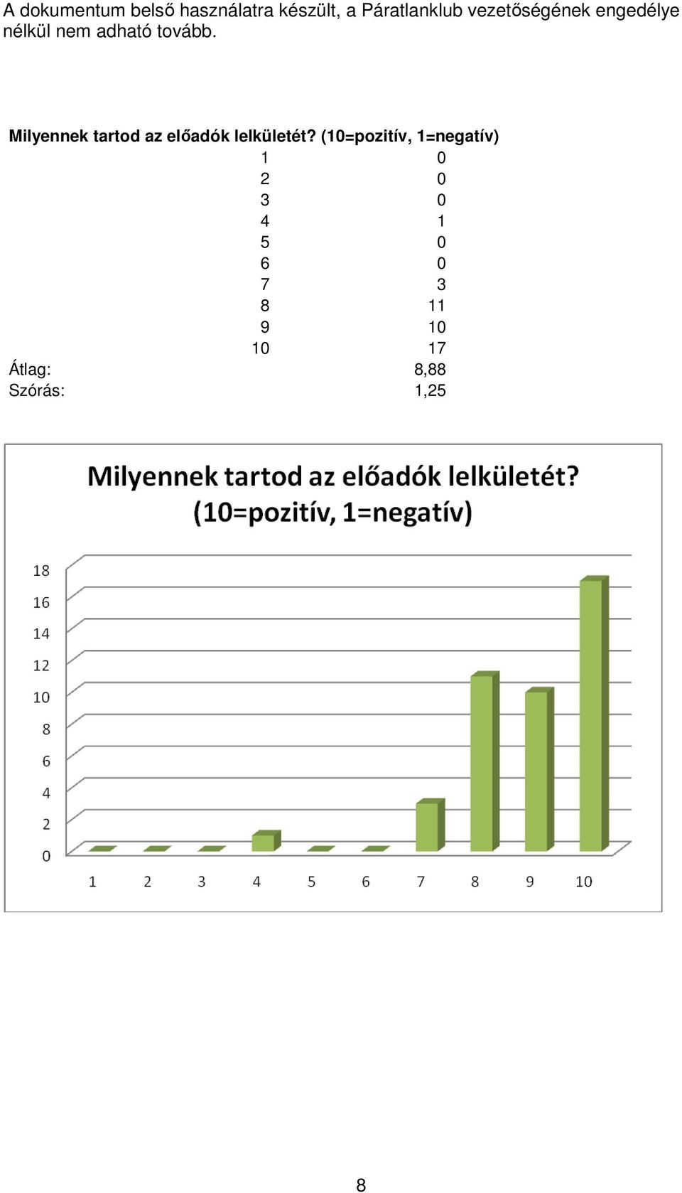 (10=pozitív, 1=negatív) 1 0 2 0 3