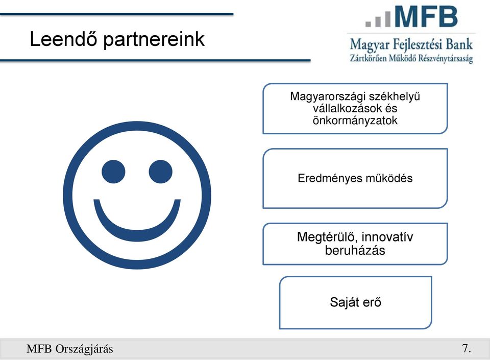 önkormányzatok Eredményes működés