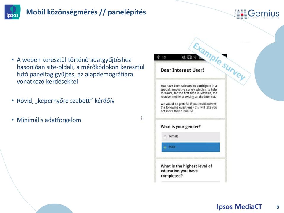 futó paneltag gyűjtés, az alapdemográfiára vonatkozó