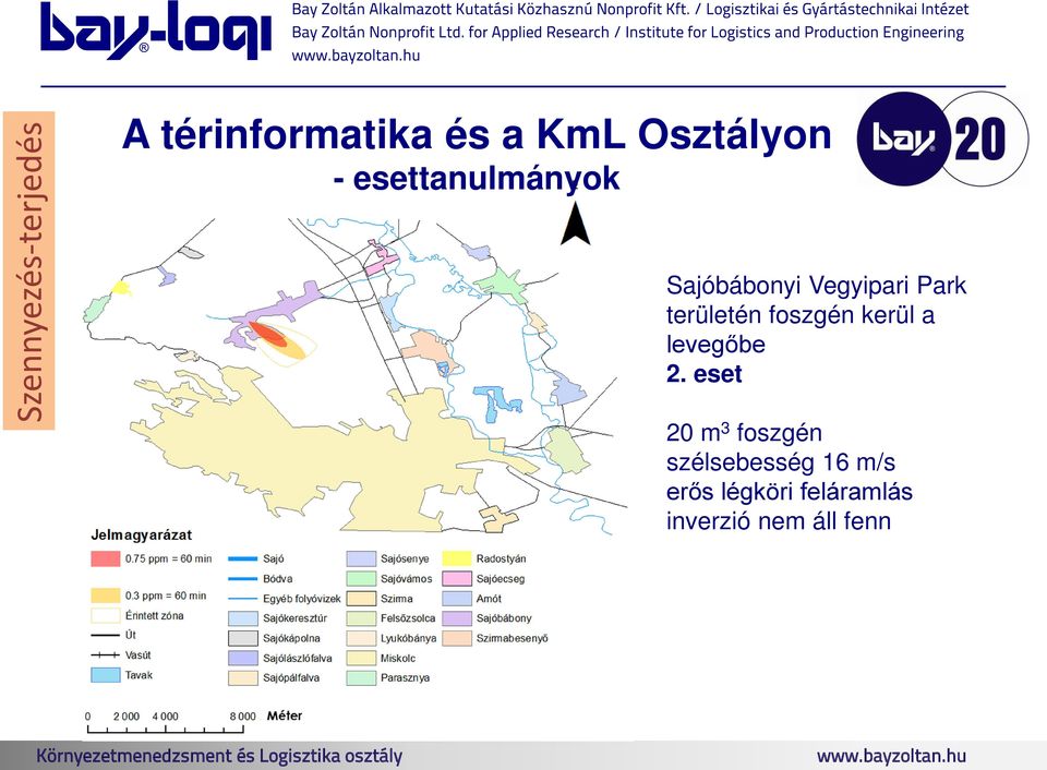 eset 20 m 3 foszgén szélsebesség 16 m/s