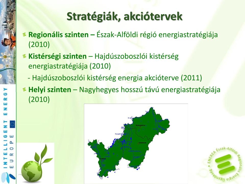 kistérség energiastratégiája (2010) - Hajdúszoboszlói kistérség