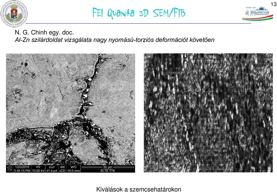 Al-Zn szilárdoldat vizsgálata nagy