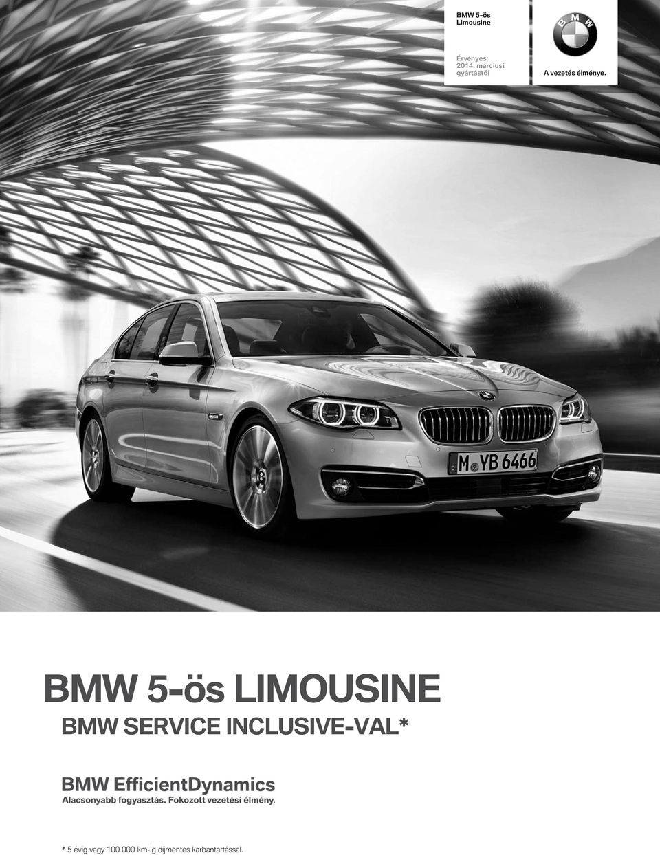 BMW 5-ös LIMOUSINE BMW SERVICE