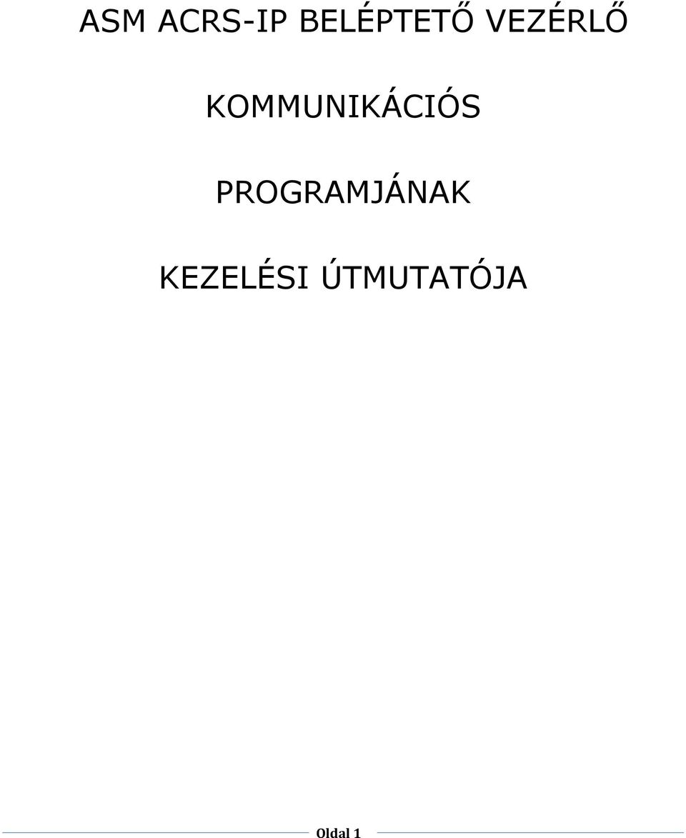 KOMMUNIKÁCIÓS