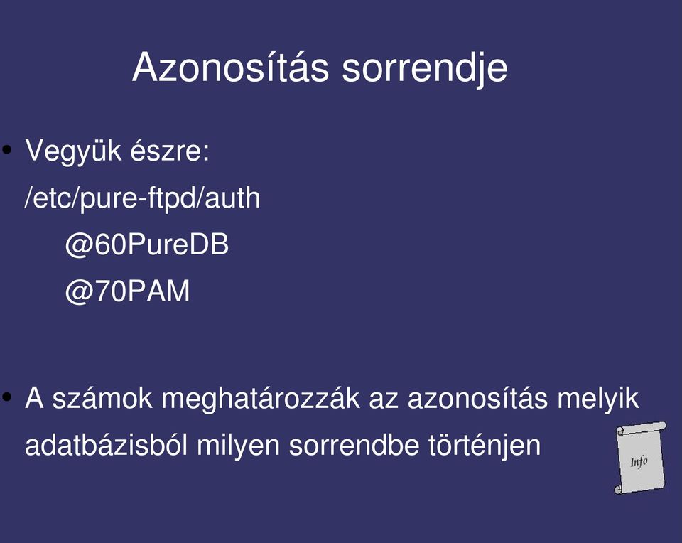 számok meghatározzák az azonosítás