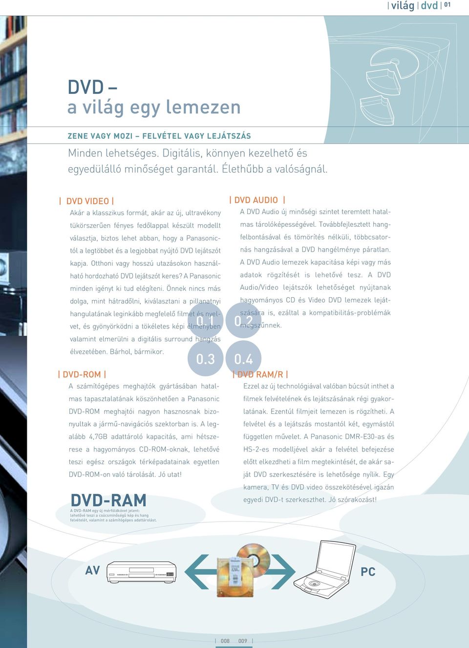 lejátszót kapja. Otthoni vagy hosszú utazásokon használható hordozható DVD lejátszót keres? A Panasonic minden igényt ki tud elégíteni.