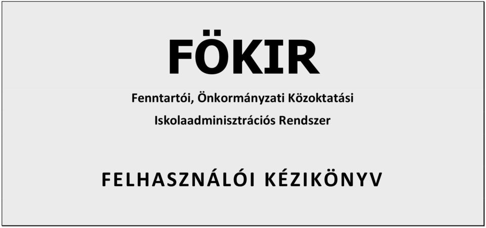 Közoktatási