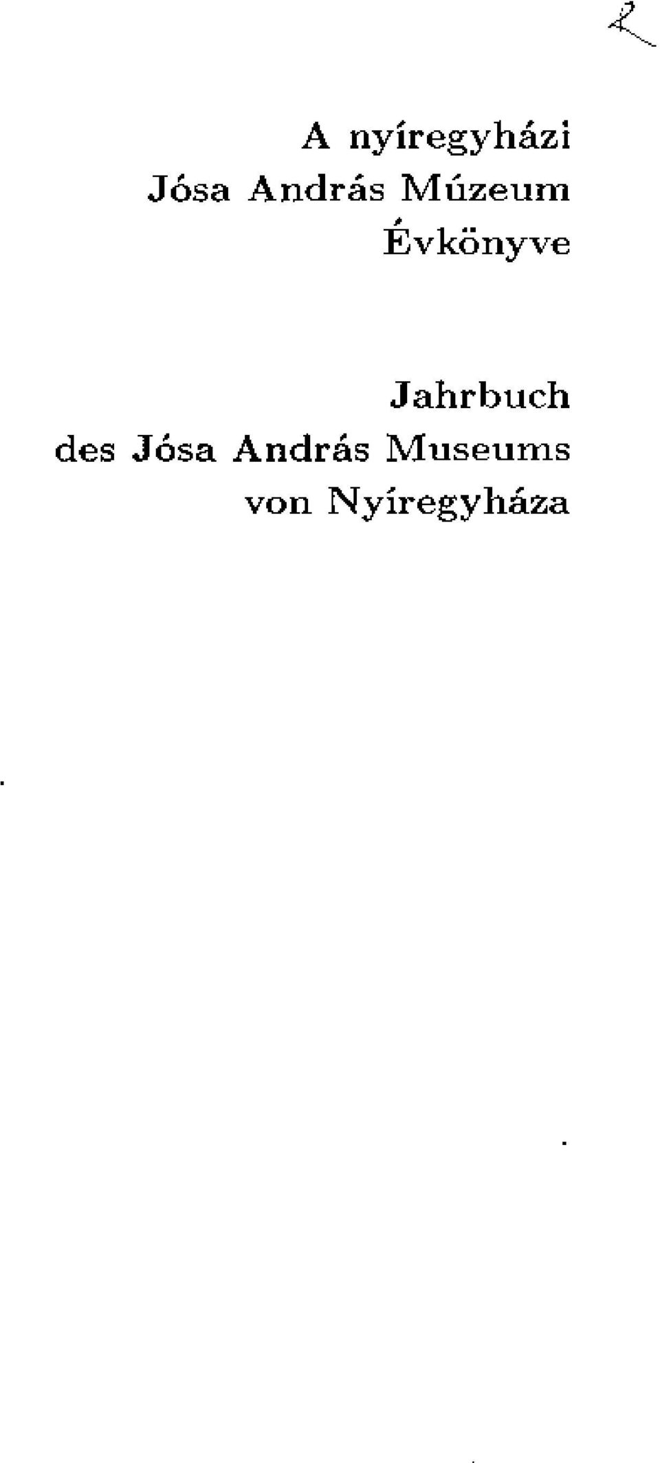 Jahrbuch des Jósa