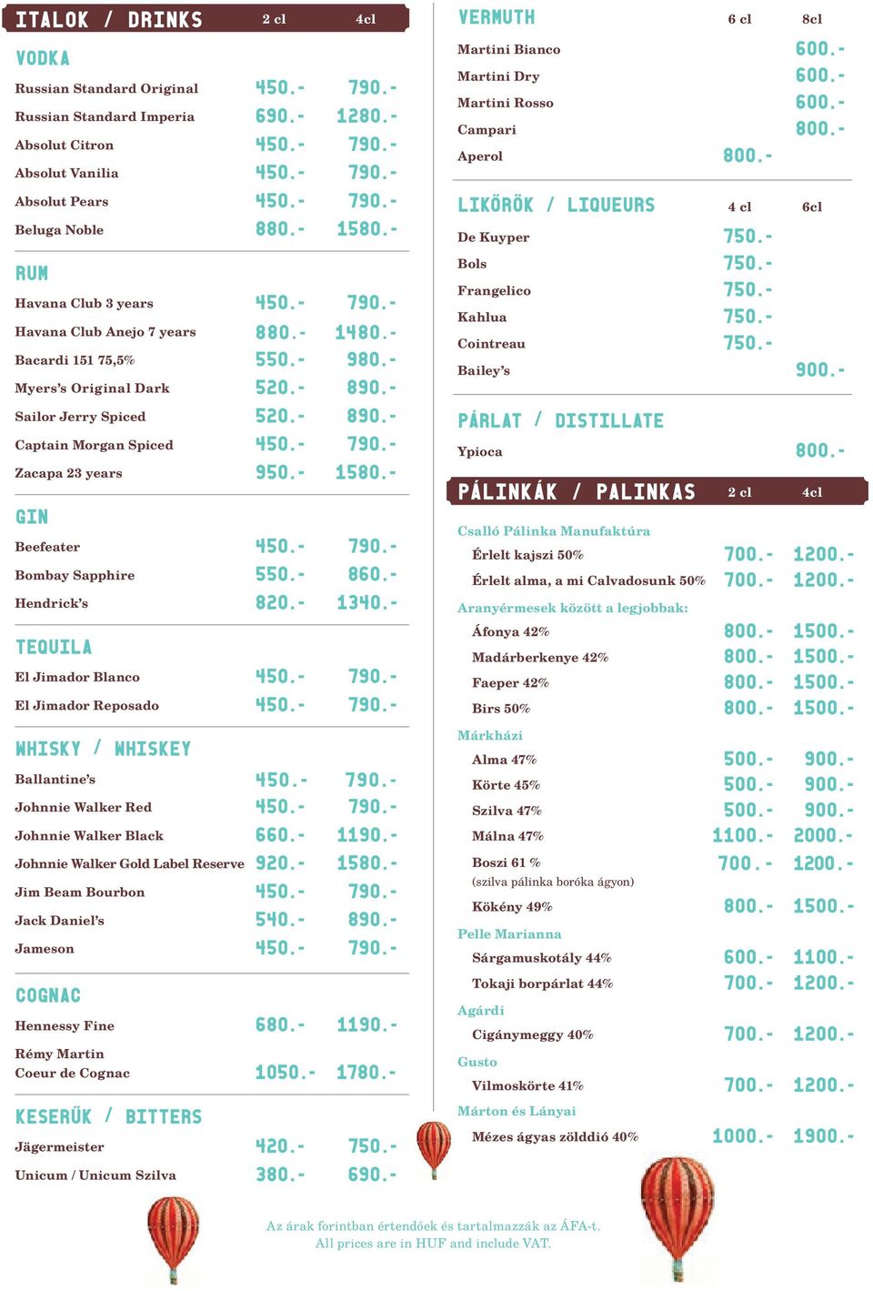 - 890.- Captain Morgan Spiced 450.- 790.- Zacapa 23 years 950.- 1580.- gin Beefeater 450.- 790.- Bombay Sapphire 550.- 860.- Hendrick s 820.- 1340.- tequila El Jimador Blanco 450.- 790.- El Jimador Reposado 450.