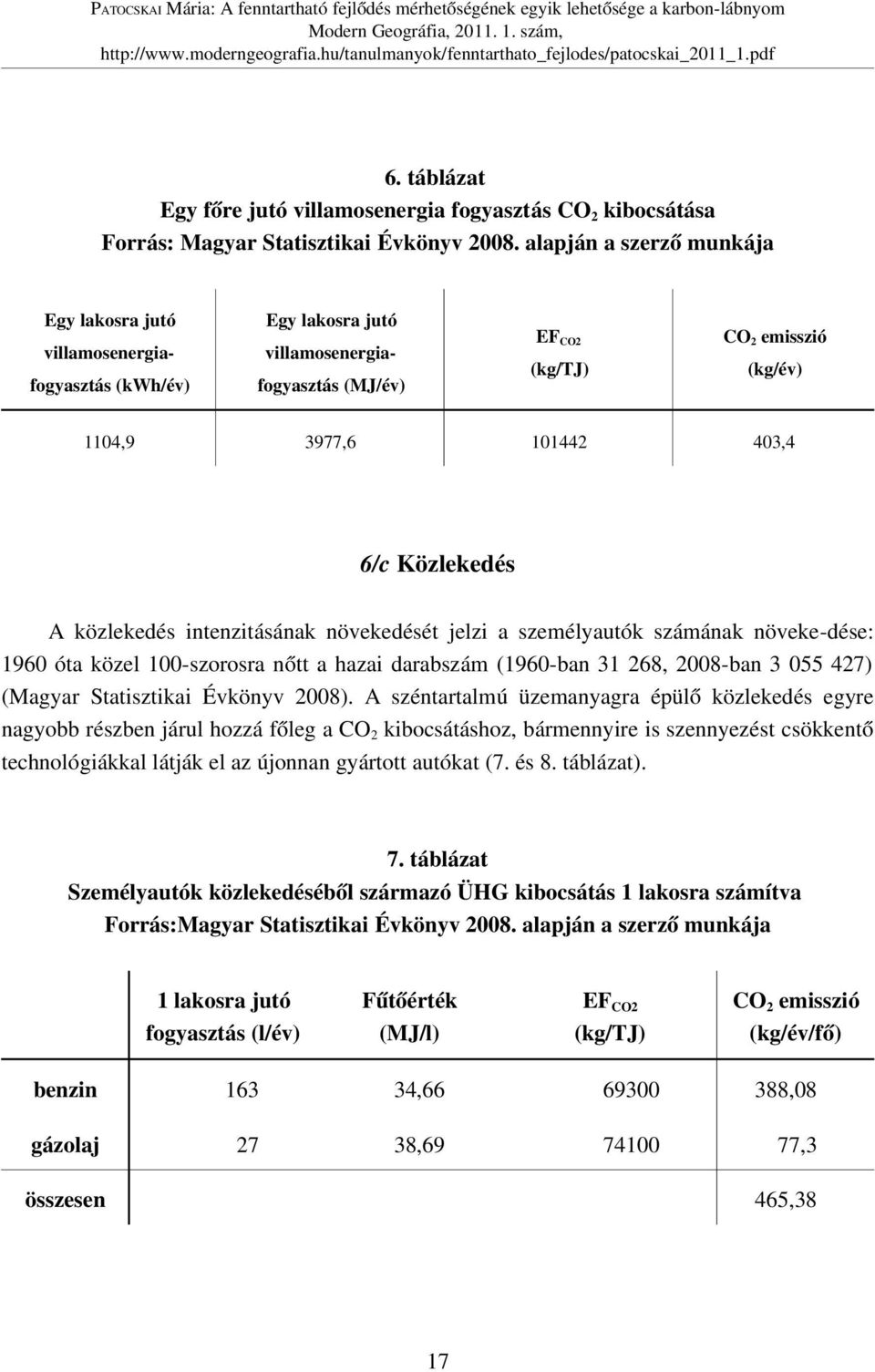 Közlekedés A közlekedés intenzitásának növekedését jelzi a személyautók számának növeke dése: 1960 óta közel 100 szorosra nőtt a hazai darabszám (1960 ban 31 268, 2008 ban 3 055 427) (Magyar