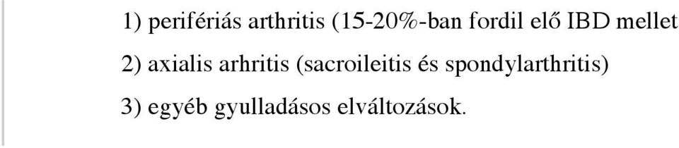 arhritis (sacroileitis és