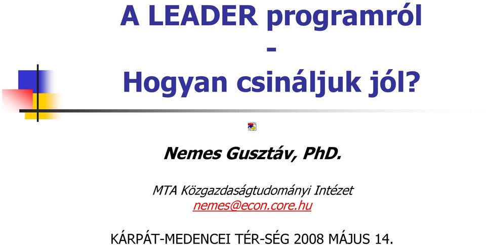 MTA Közgazdaságtudományi Intézet