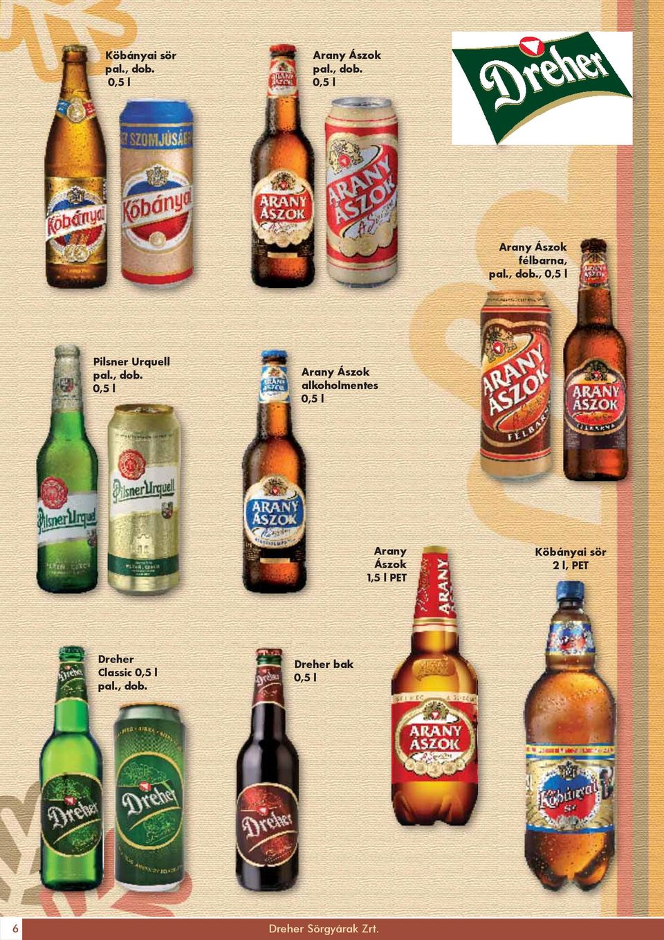 , Pilsner Urquell pal.