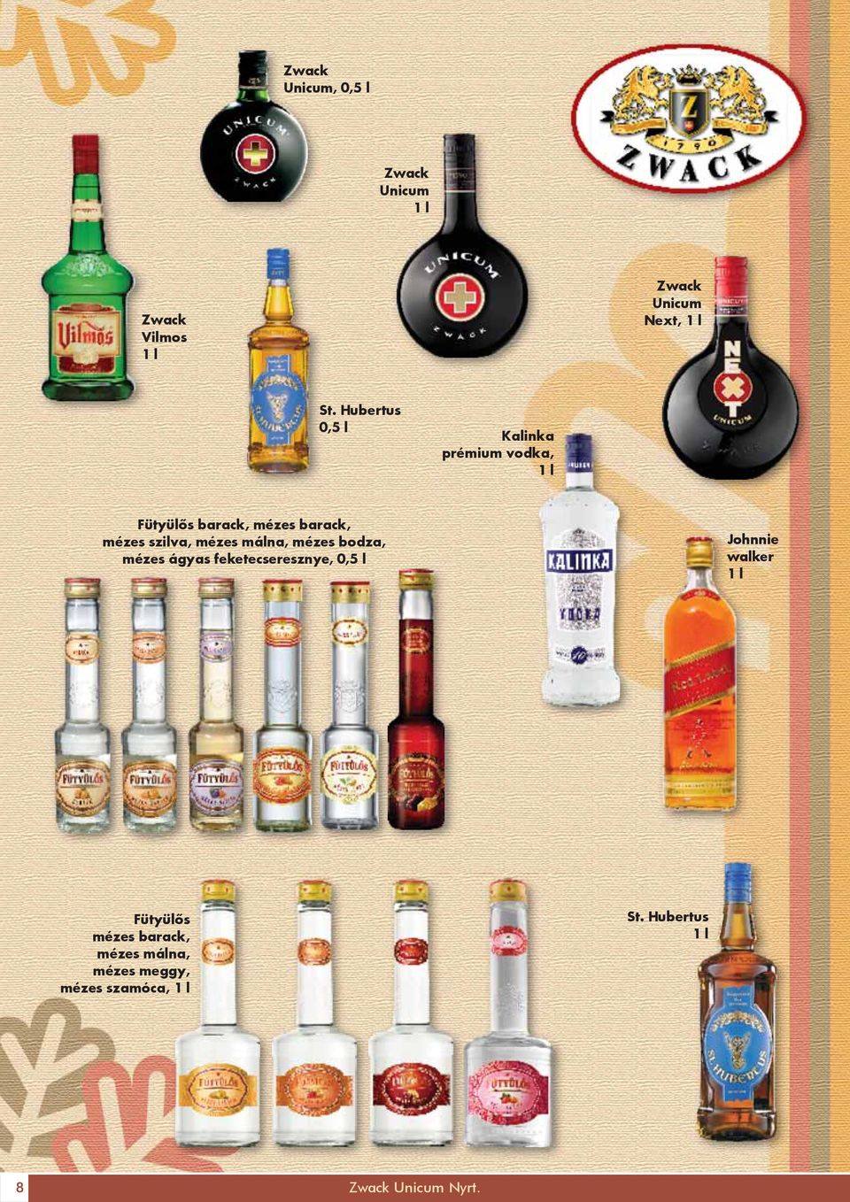 mézes málna, mézes bodza, mézes ágyas feketecseresznye, Johnnie walker 1 l Fütyülôs