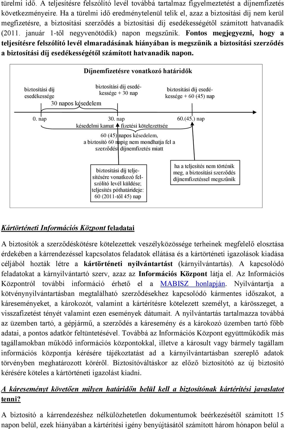 január 1-től negyvenötödik) napon megszűnik.