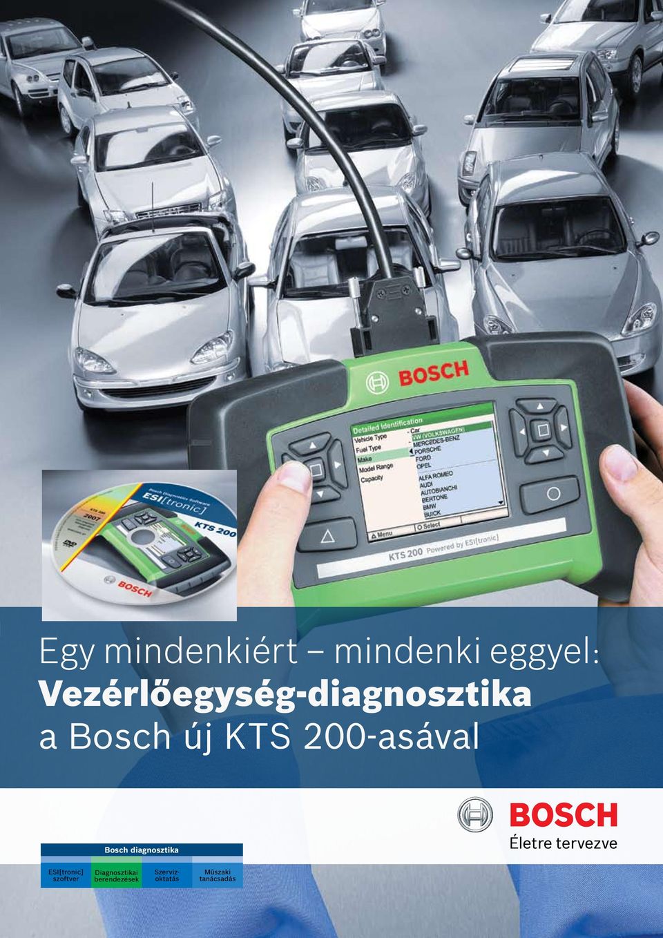 200-asával Bosch diagnosztika ESI[tronic]
