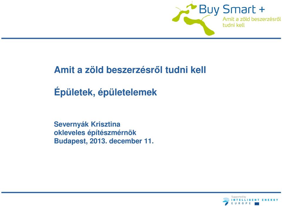 Severnyák Krisztina okleveles