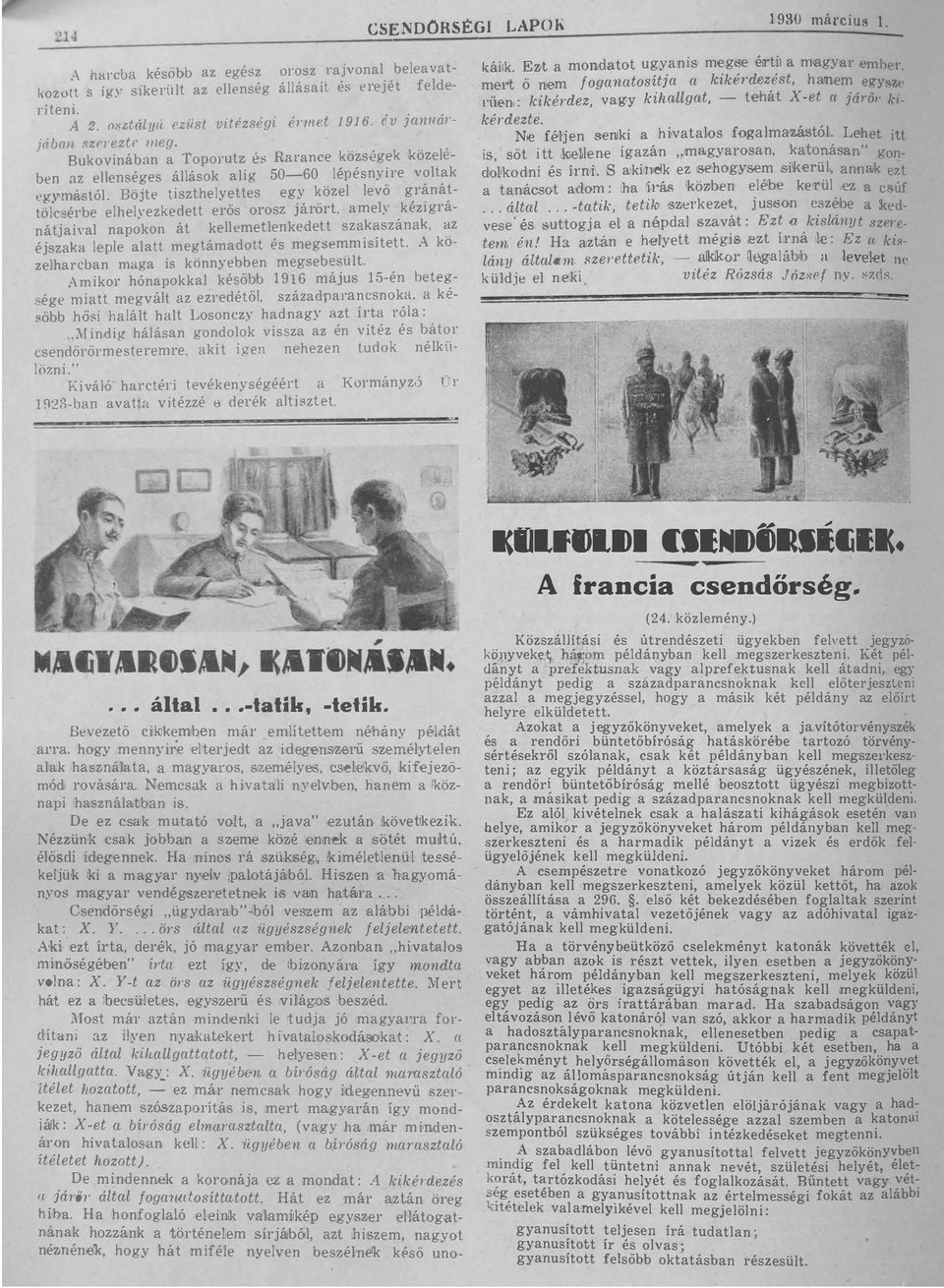 kö éjszk zhr cbn mg is könny bbn m gs b sü m ikr hónp kk ké őbb 1 9 1 6 május 1 5én bg ég mi mgv á z zrd éő százd pr n c snk k é : sőbb hősi h á h Lsnczy hdn gy z í r ró 1 9 30 már c i us 1 LP O K gy