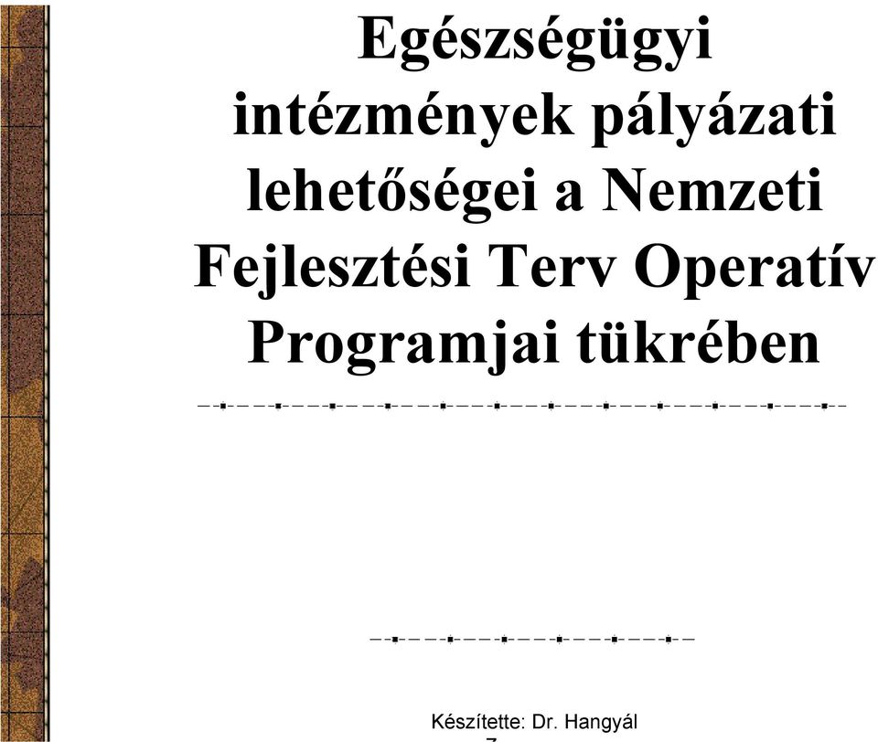 Nemzeti Fejlesztési Terv