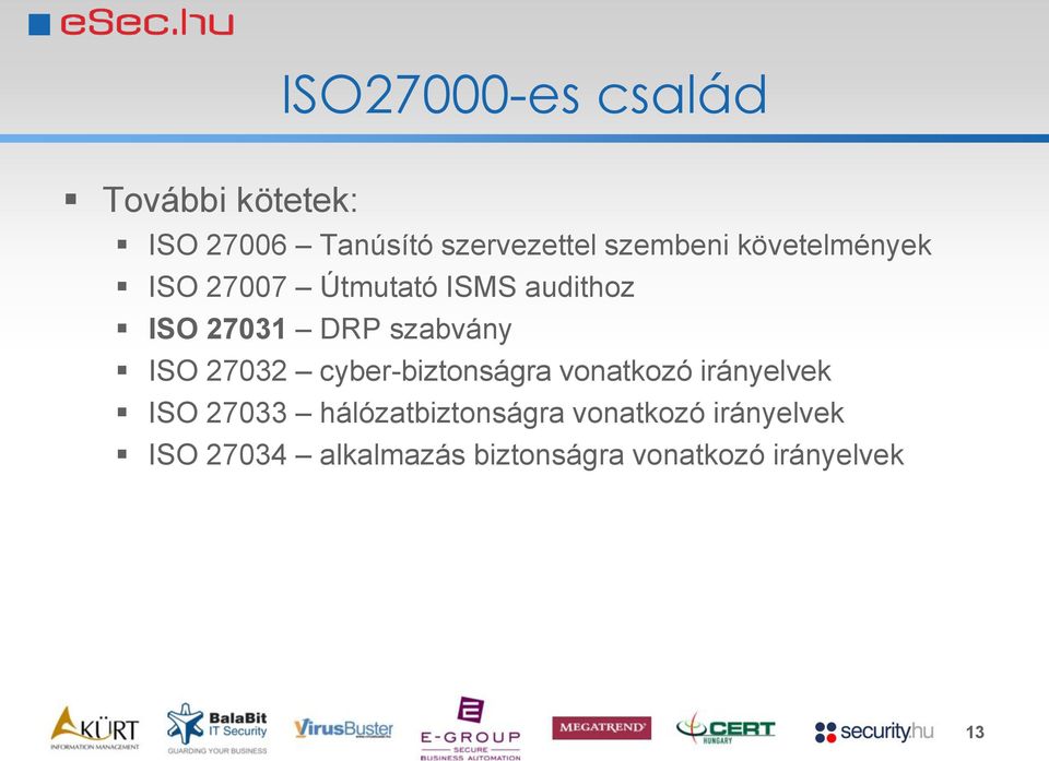 szabvány ISO 27032 cyber-biztonságra vonatkozó irányelvek ISO 27033