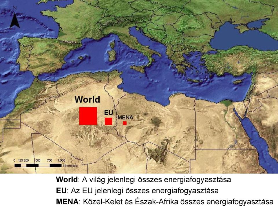 összes energiafogyasztása MENA: