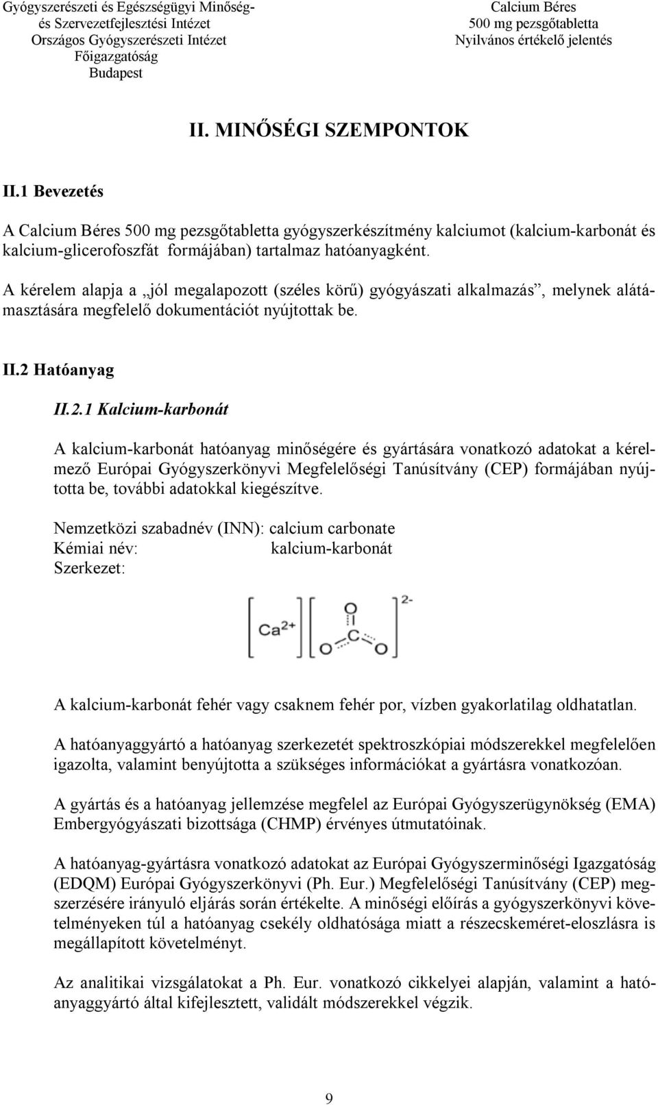 Hatóanyag II.2.