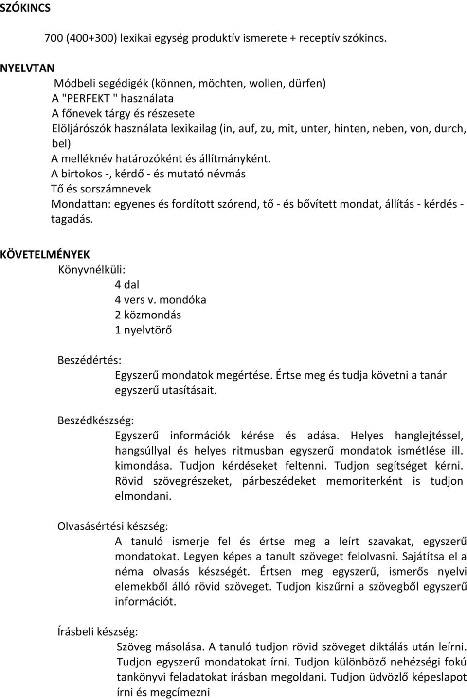 durch, bel) A melléknév határozóként és állítmányként.