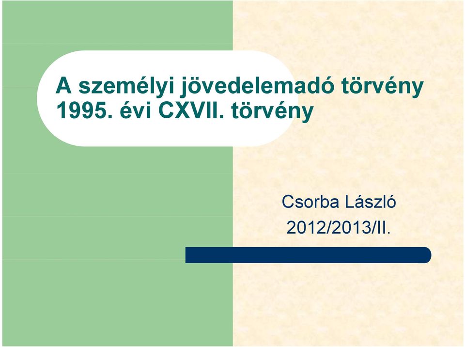 1995. évi CXVII.