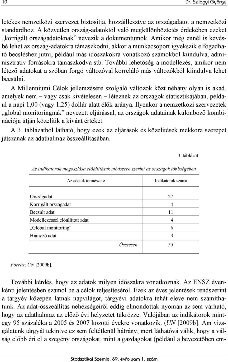 Amikor még ennél is kevésbé lehet az ország-adatokra támaszkodni, akkor a munkacsoport igyekszik elfogadható becsléshez jutni, például más időszakokra vonatkozó számokból kiindulva, adminisztratív