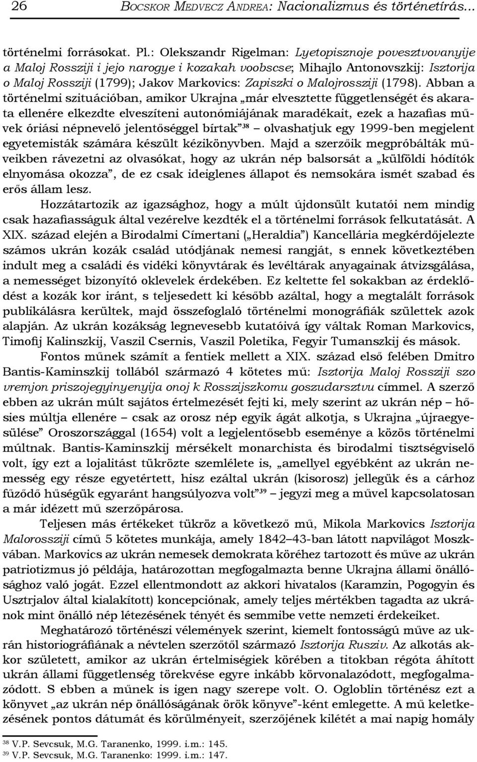 Malojrossziji (1798).