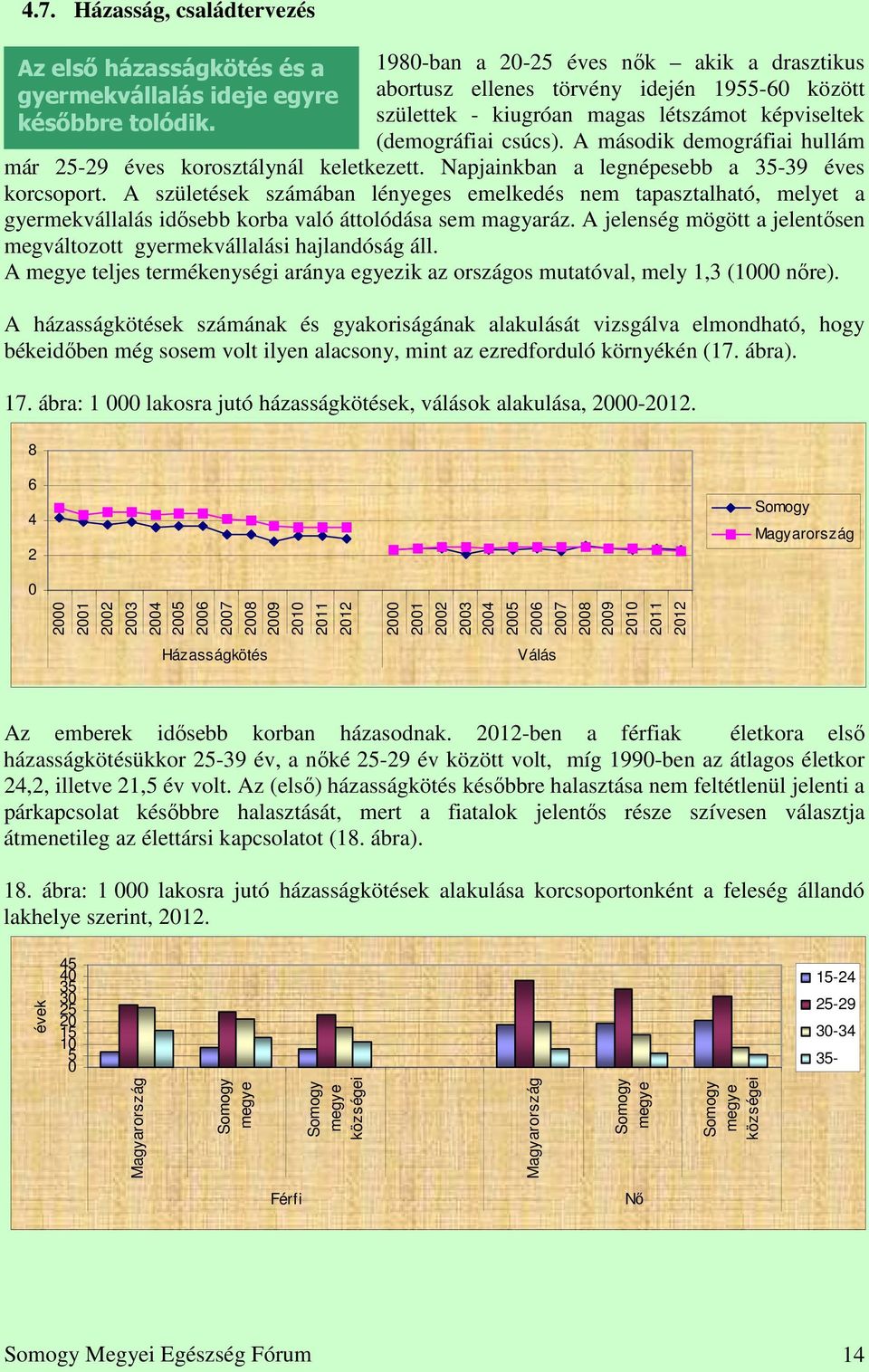 A második demográfiai hullám már 25-29 éves korosztálynál keletkezett. Napjainkban a legnépesebb a 35-39 éves korcsoport.