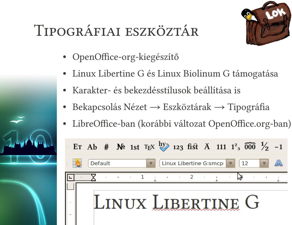 bekezdésstílusok beállítása is Bekapcsolás Nézet